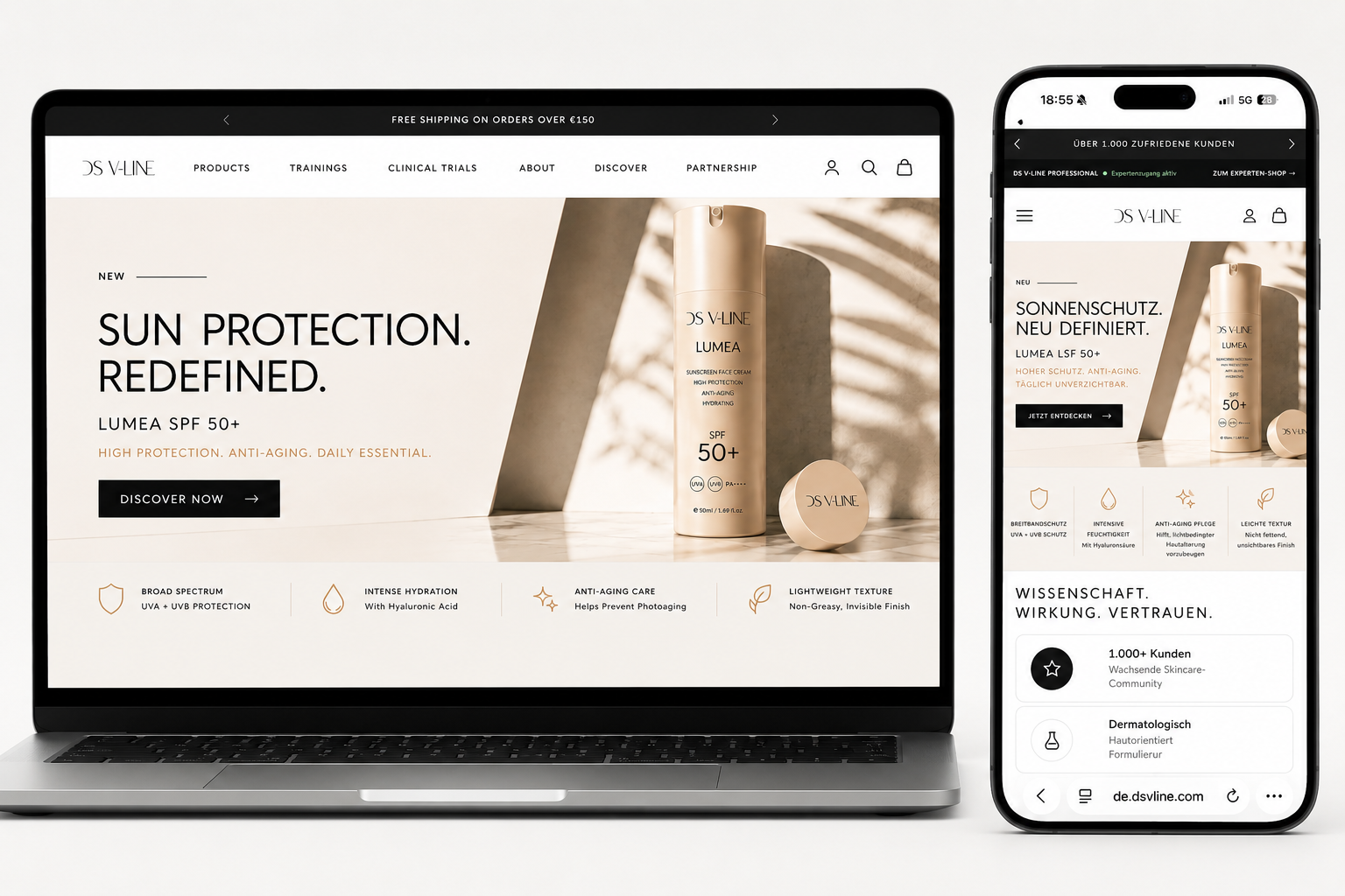 DSVLINE Shopify Webdesign Case Study