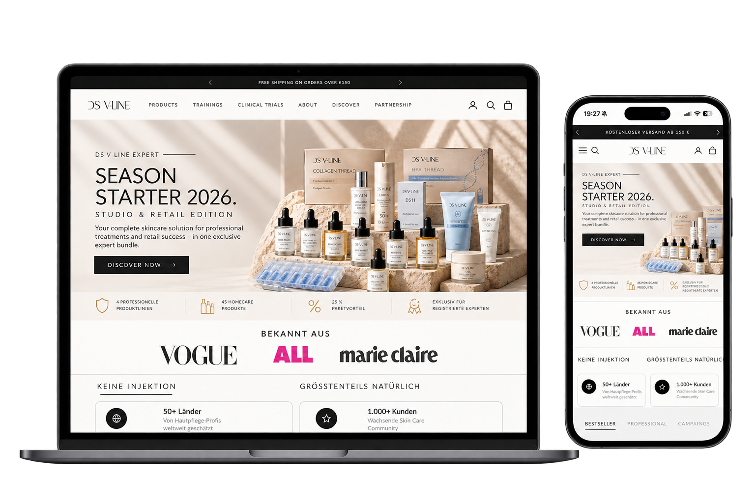 DSVLINE Shopify Webdesign Case Study